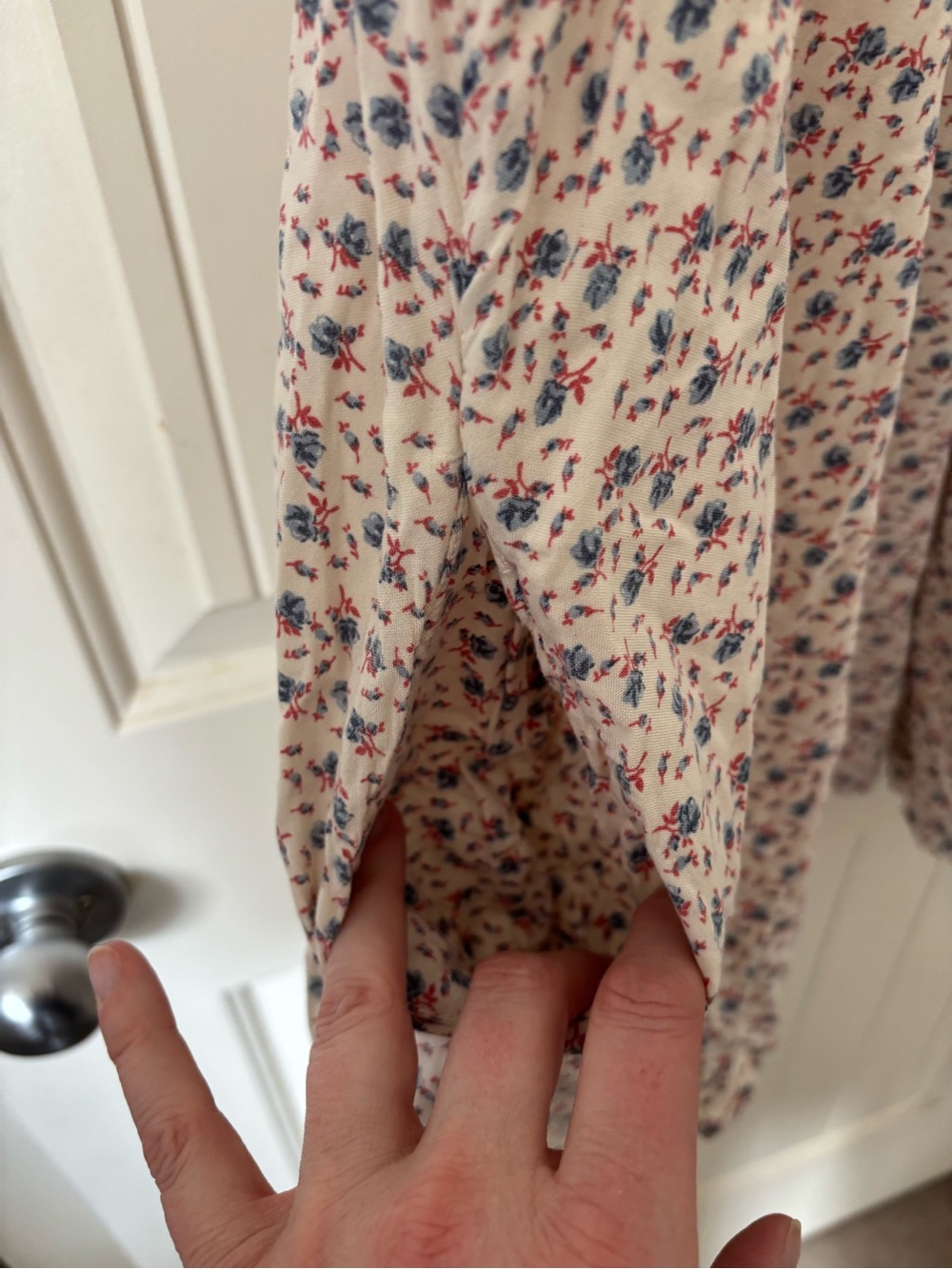 Denim & Supply Ralph Lauren Floral Babydoll Mini Dress Size M Cottagecore Flowy - Picture 5 of 9